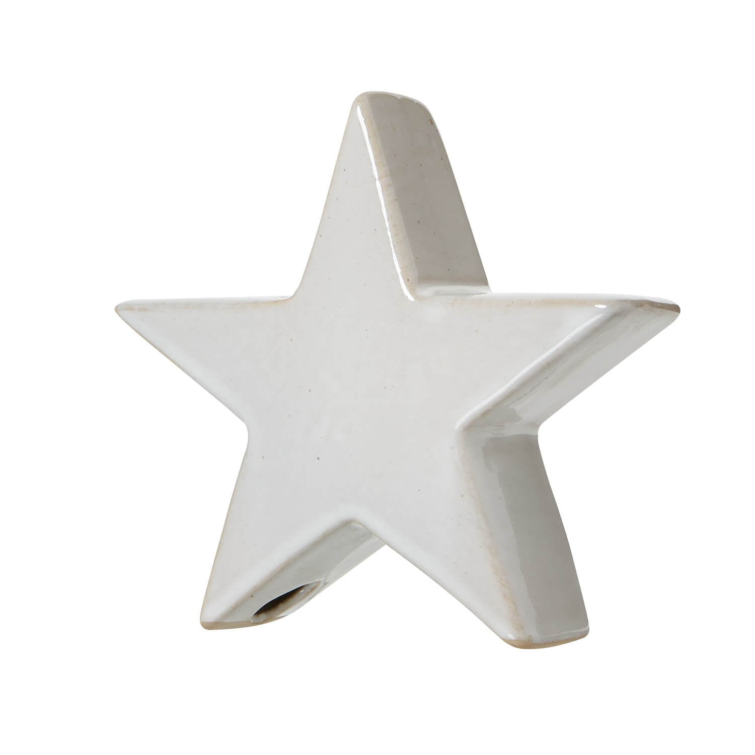 Mini Ceramic Star White