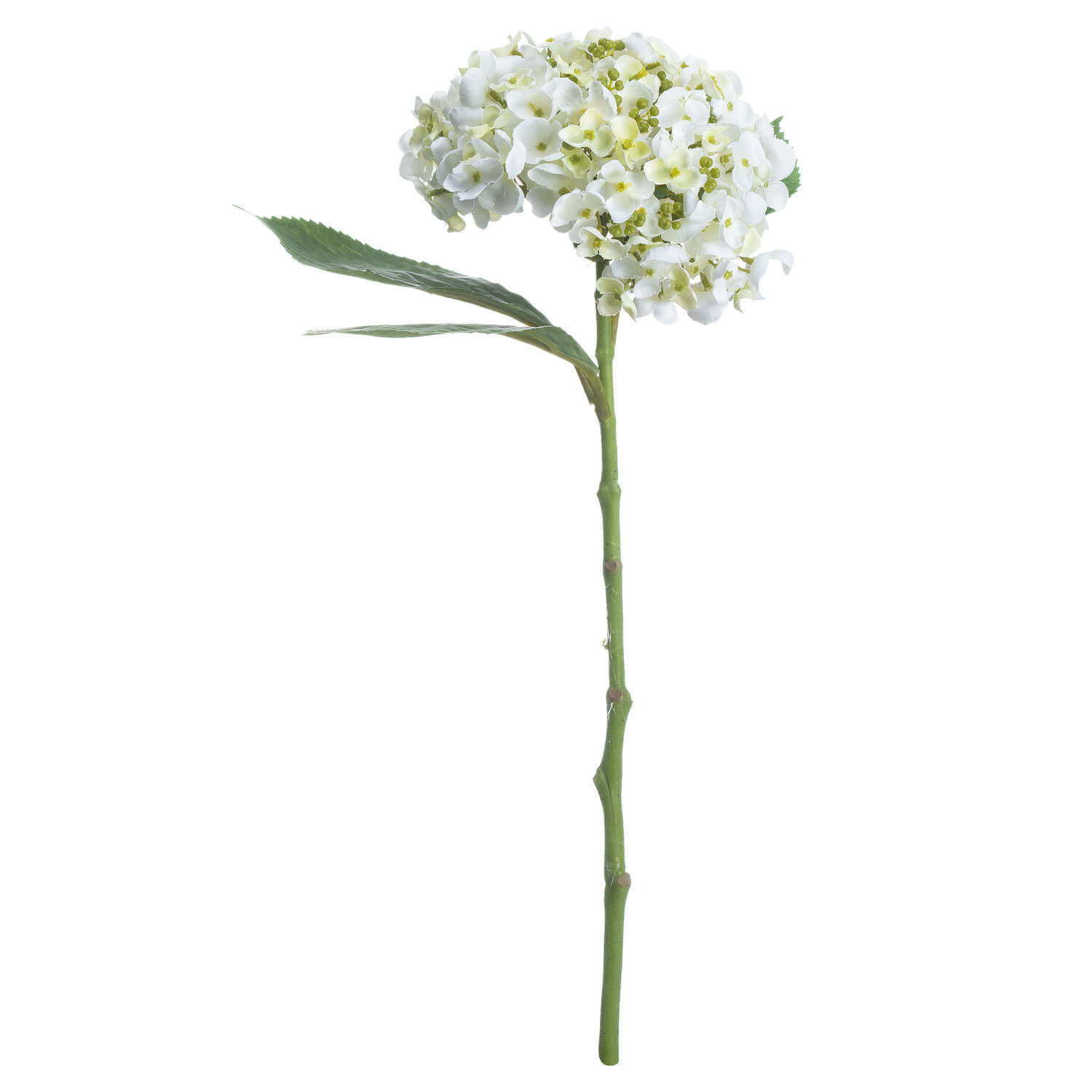 White Lace Cap Hydrangea Artificial Flower