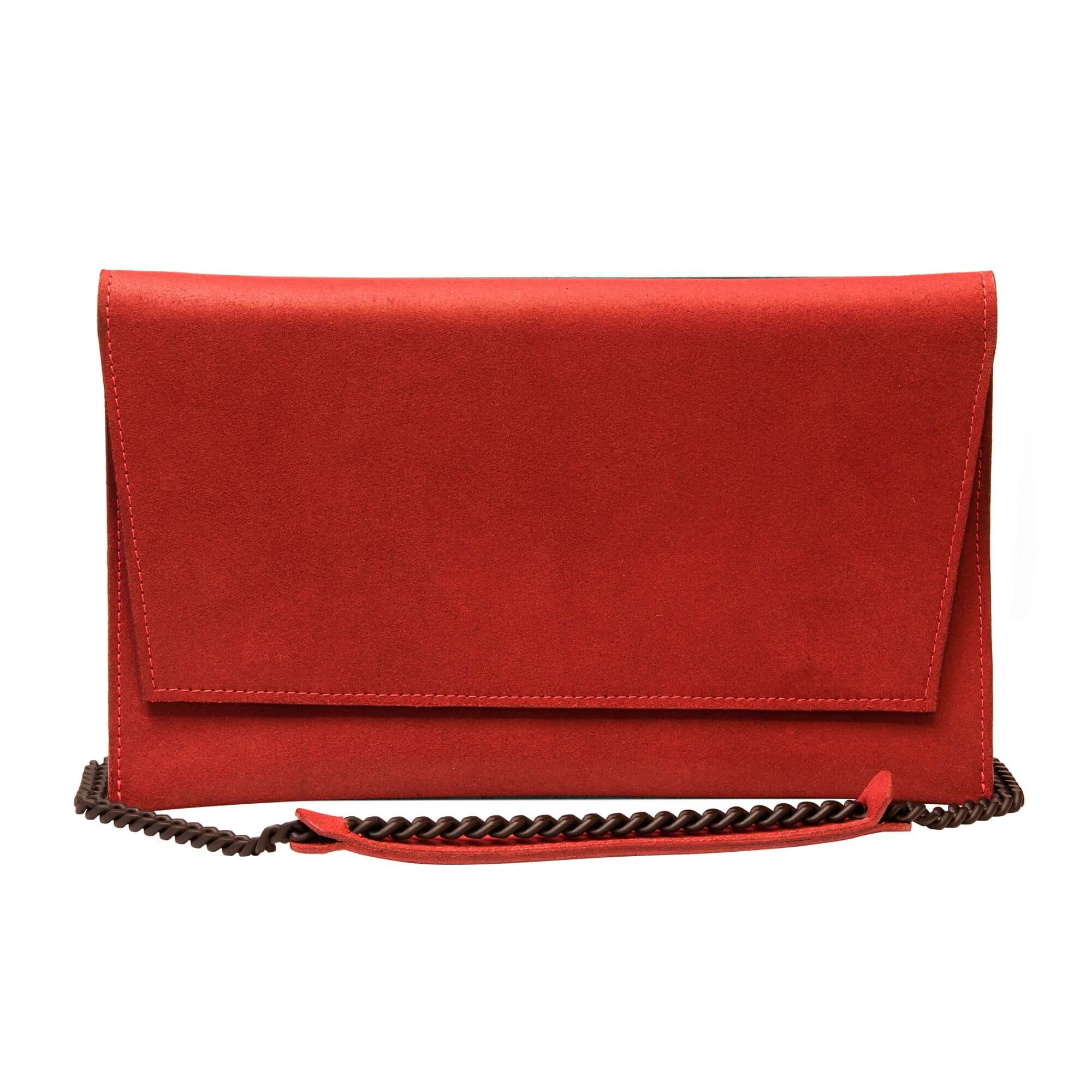 Classic Red Chain Shoulder Bag