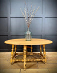 Vintage Ercol Model 506 Drop-Leaf Coffee Table in Light Elm – Tall Windsor Style