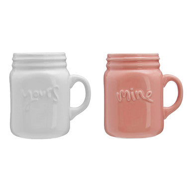 Set of Yours and Mine Mugs | Pretty Things