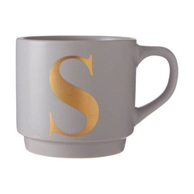 Grey Monogram Mug S | Signet