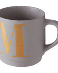 Grey Monogram Mug M | Signet
