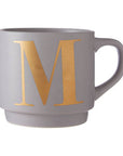 Grey Monogram Mug M | Signet