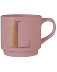 Pink Monogram Mug L | Signet