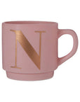Pink Monogram Mug N | Signet