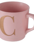 Pink Monogram Mug C | Signet