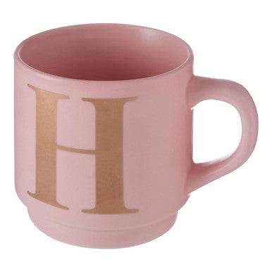 Pink Monogram Mug H | Signet