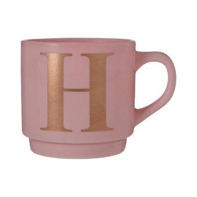 Pink Monogram Mug H | Signet