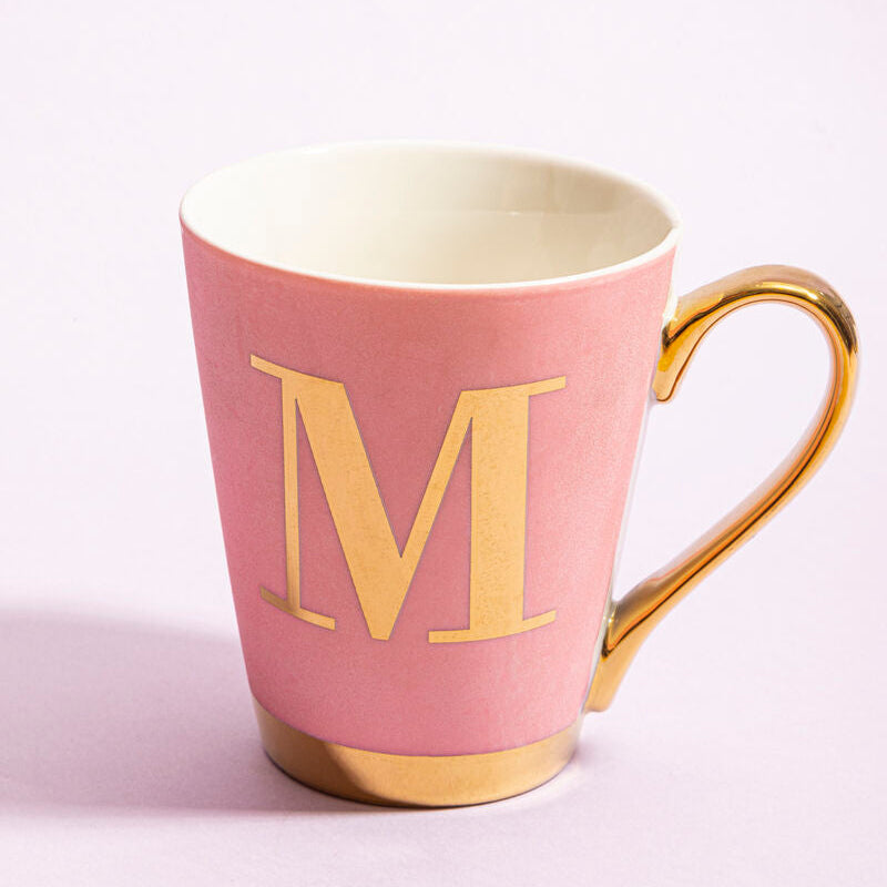 Pink Monogram Mug M | Frosted Deco