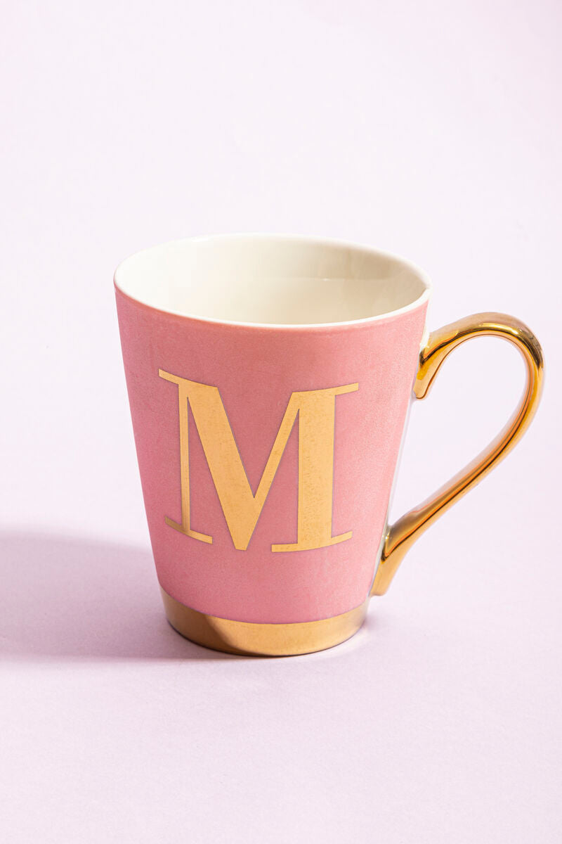 Pink Monogram Mug M | Frosted Deco