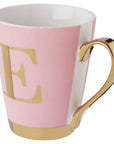 Pink Monogram Mug E | Frosted Deco