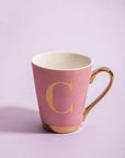 Pink Monogram Mug C | Frosted Deco