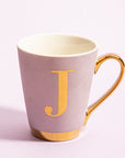 Lilac Monogram Mug J | Frosted Deco