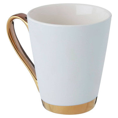Green Frosted Deco L Letter Monogram Mug | Mimo