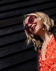 Lauryn Red Glitter