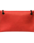 Red Leather Shoulder Bag with Chain Strap – Versatile & Handmade by RR at brixbailey.com