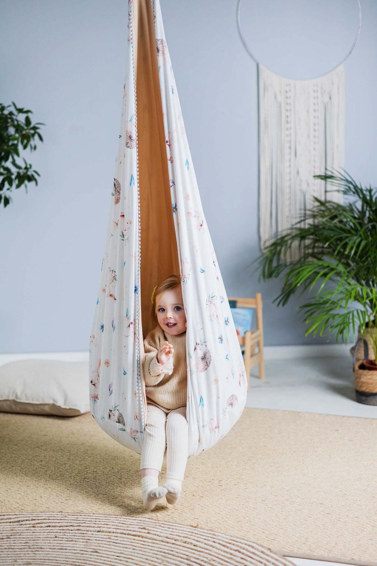 Kids Cocoon Hammock – Safe &amp; Fun Indoor/Outdoor Swing by Sówka at brixbailey.com