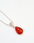 Amber Ethereal Pendant Necklace