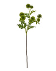 Cream Globe Thistle Faux Flower Stem