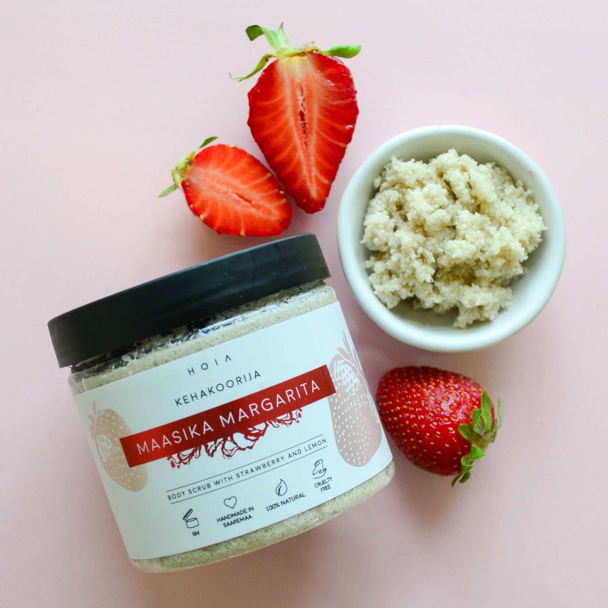 Strawberry Margarita Body Scrub for Glowing Skin