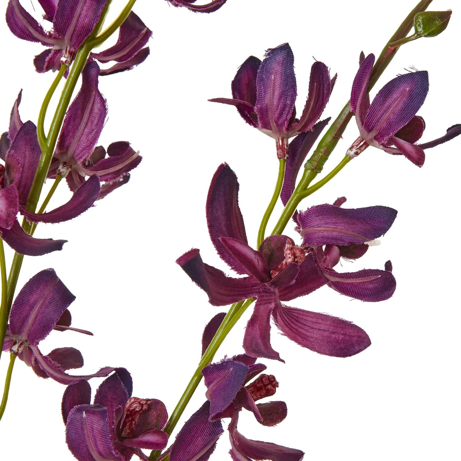 Vibrant Purple Cymbidium Spray | Elegant Floral Decor