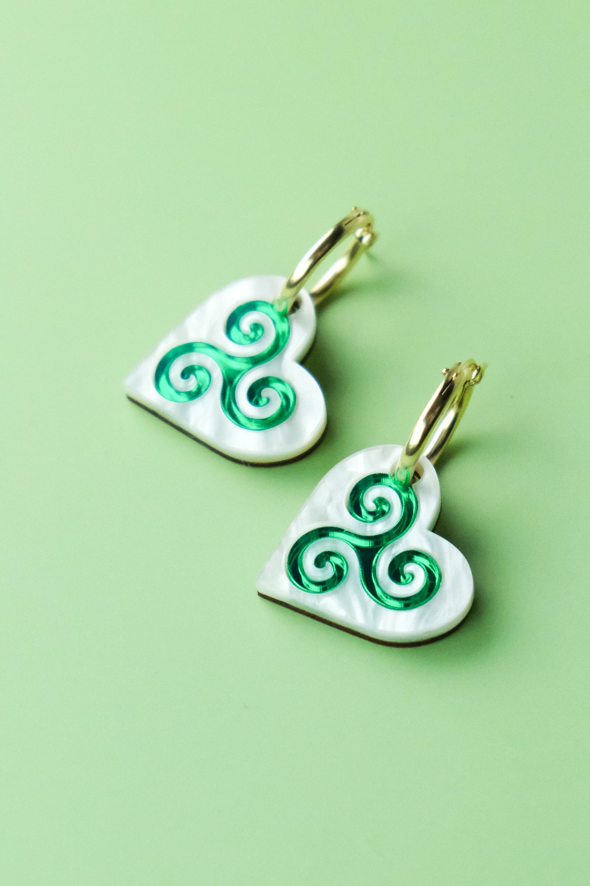 Triskelion Hoop Earrings