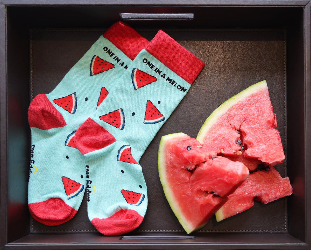 One In A Melon Bamboo Socks