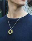 Donut Eco Friendly Recycled Skateboard Necklace-0