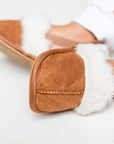 The Fur Slippers Beige, Brown or Pink
