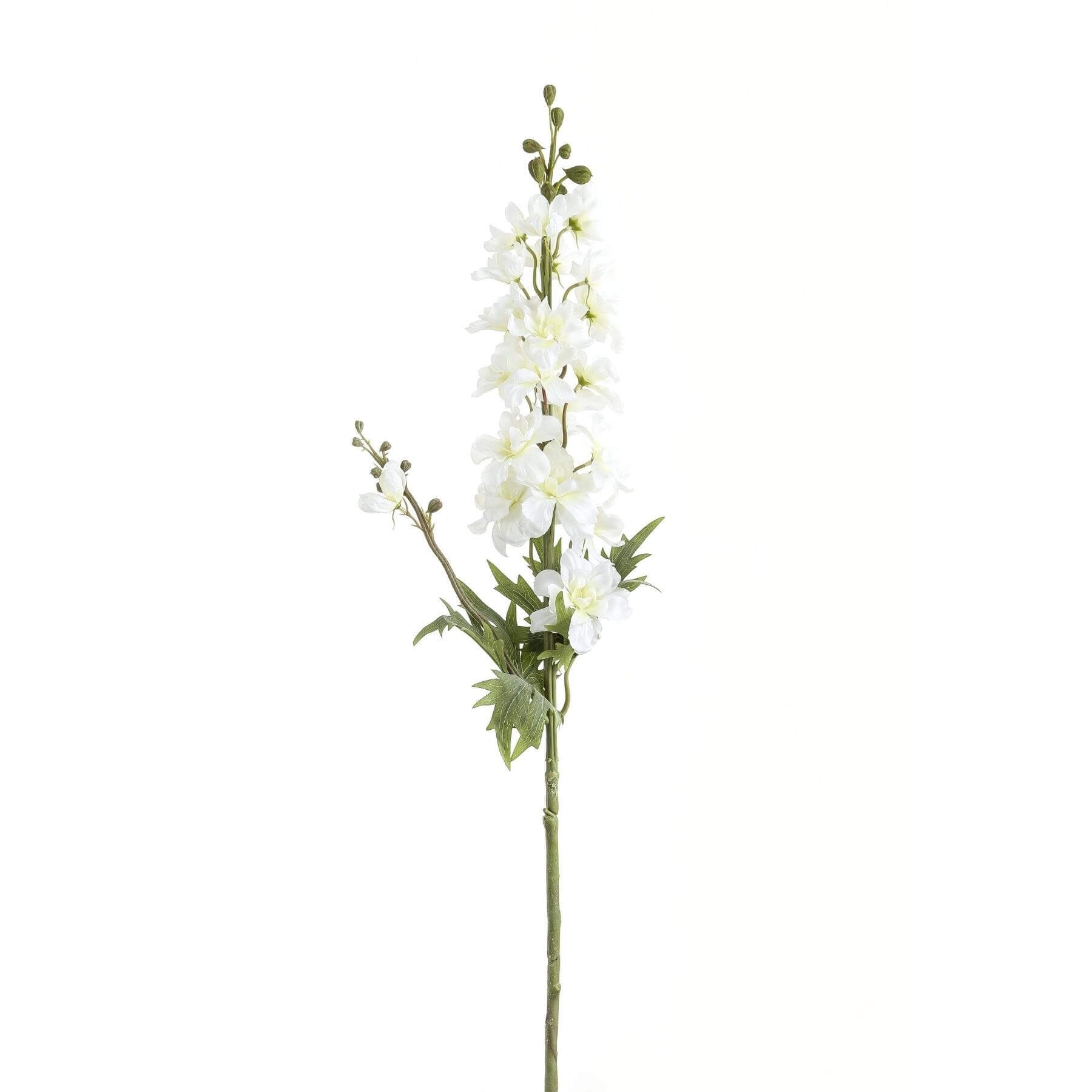Lifelike white delphinium artificial stem, 84cm tall, for elegant floral arrangements and home decor  

** by sostter at brixbailey.com