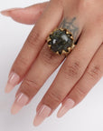 Mystic Statement Rings – Turquoise & Labradorite Collection.