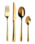 Glow 16 Piece Gold Cutlery Set | Avie