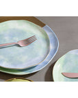 16 Piece Matte Pink Finish Cutlery Set | Avie