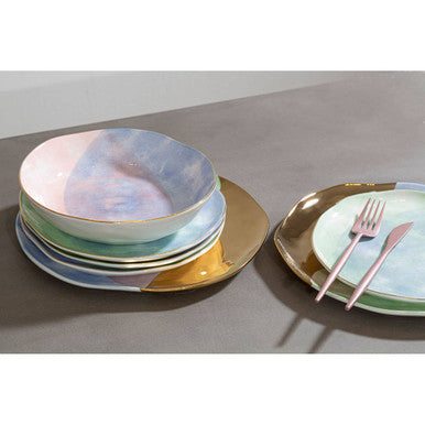 16 Piece Matte Pink Finish Cutlery Set | Avie