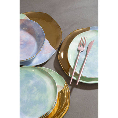 16 Piece Matte Pink Finish Cutlery Set | Avie