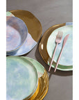 16 Piece Matte Pink Finish Cutlery Set | Avie