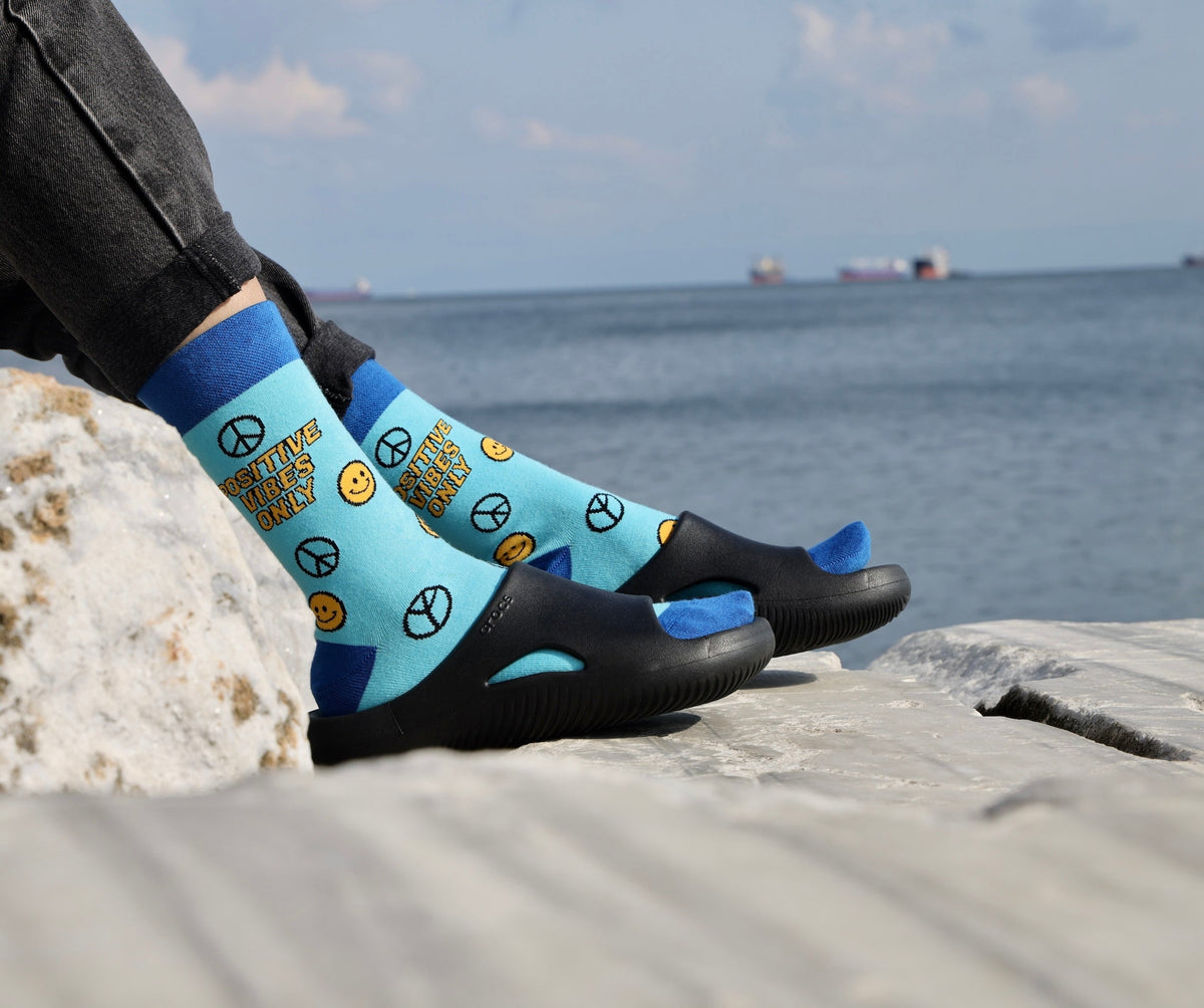 Positive Vibes Bamboo Socks