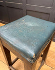 Vintage Railway Stool / Mid Century L.N.E.R train Station / Stool Seating Seat