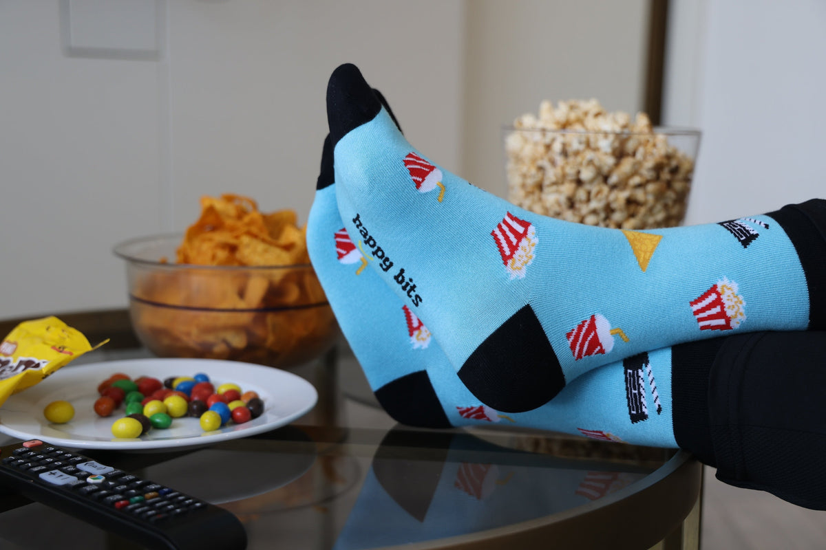 Movie Night Bamboo Socks