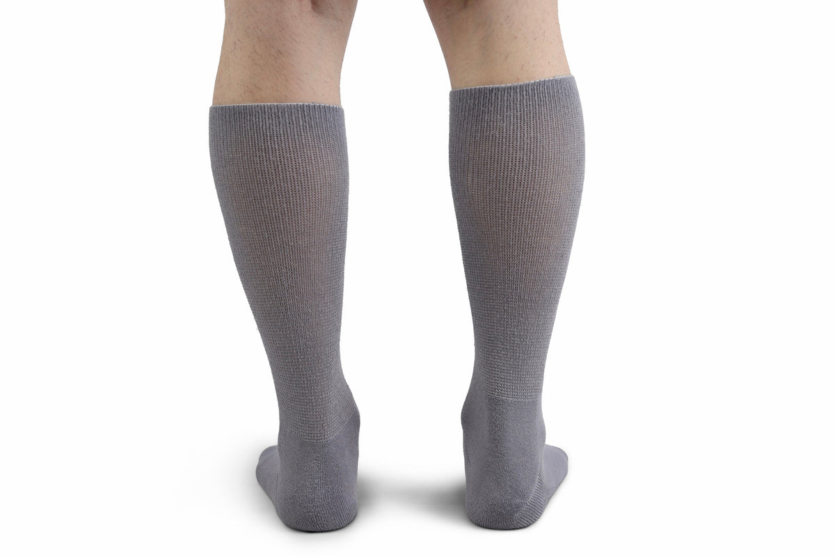 Cushioned Diabetic Bamboo Socks - Grey
