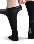 Cushioned Diabetic Bamboo Socks - Black