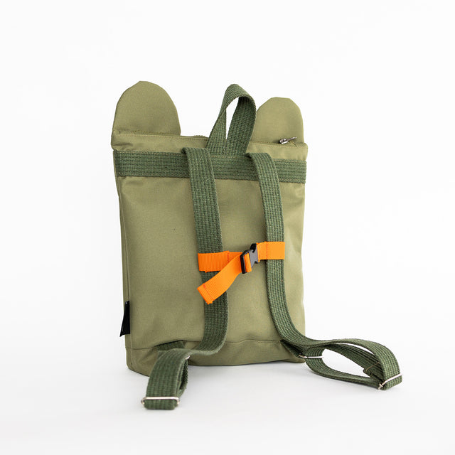 Green Bear Backpack for Kids