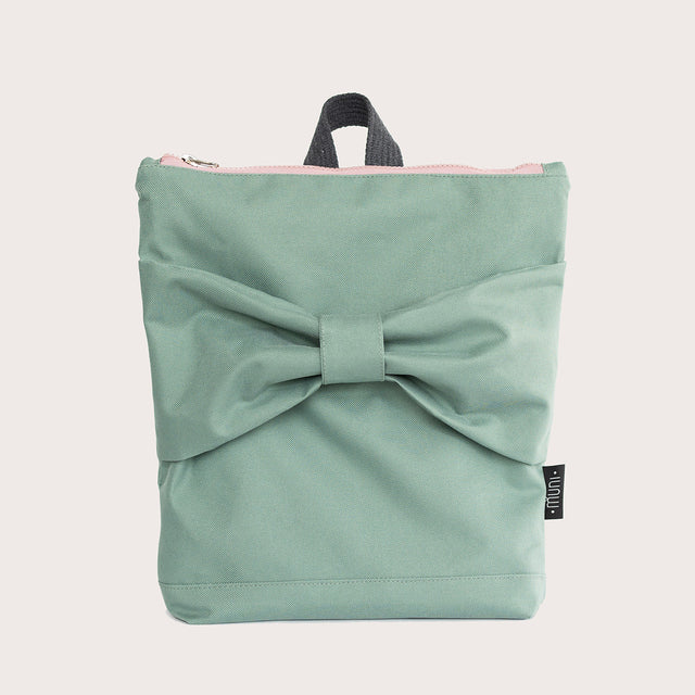 Kids Waterproof Mint Bow Backpack