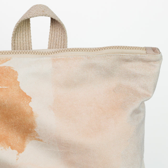 Abstract Beige Travel Backpack