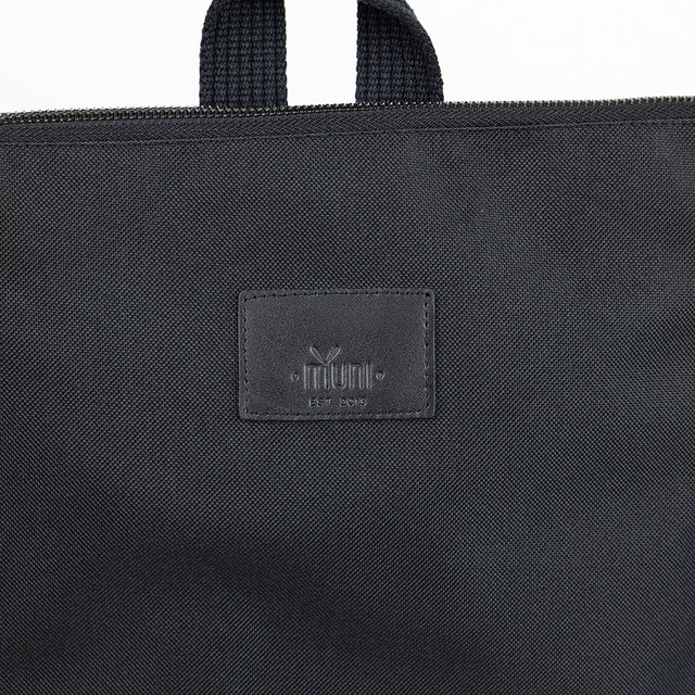 Waterproof Backpack with Green Leather Base