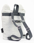 Beige Teddy Backpack for Kids – Eco-Friendly & Playful Design by Muni at www.brixbailey.com