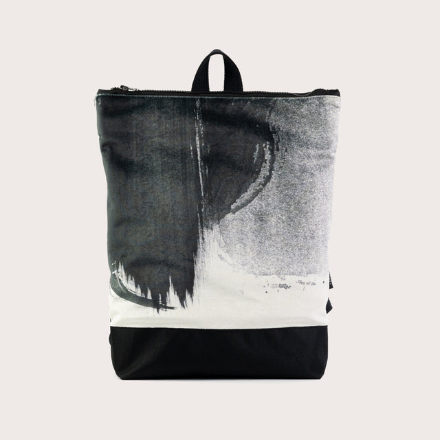 Black Watercolor Backpack for Daily Adventures