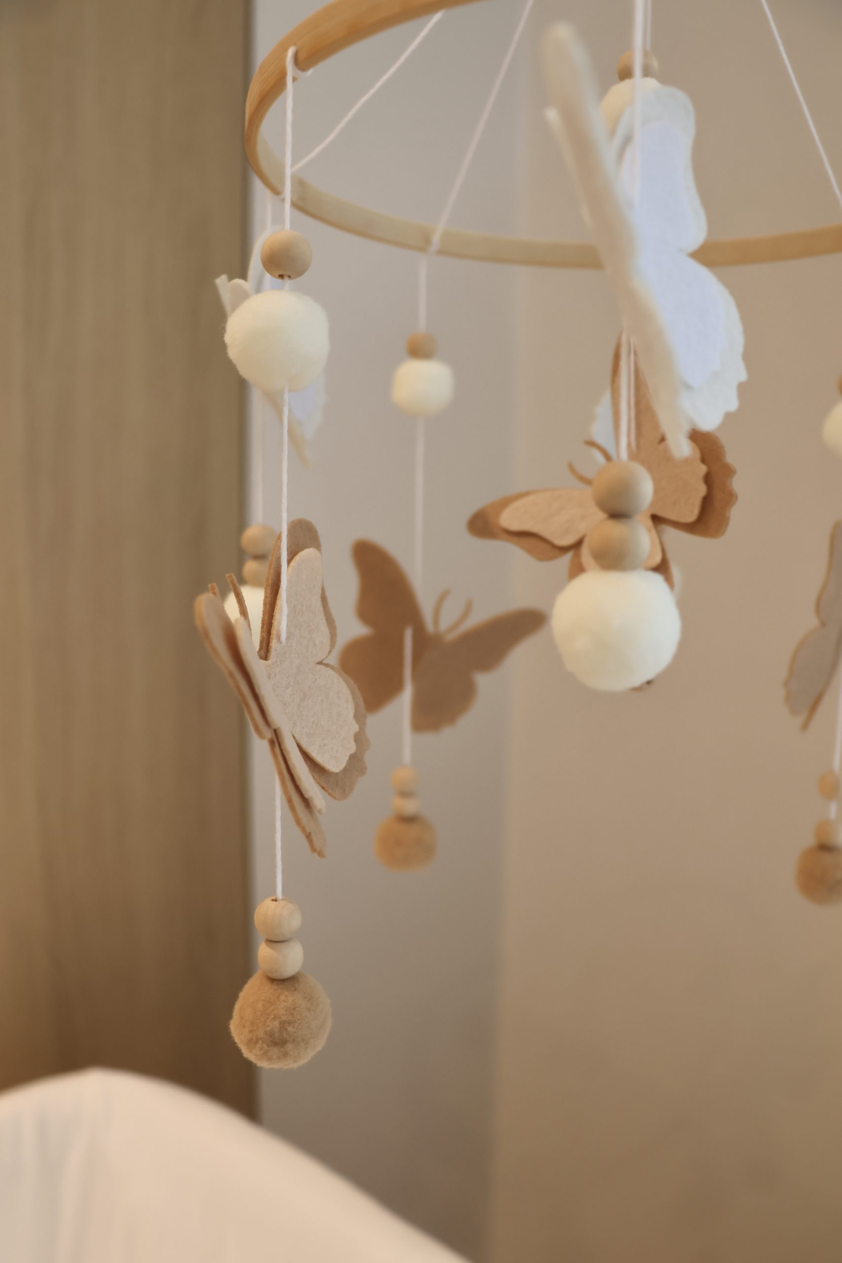 Handmade Butterfly babymobile-1