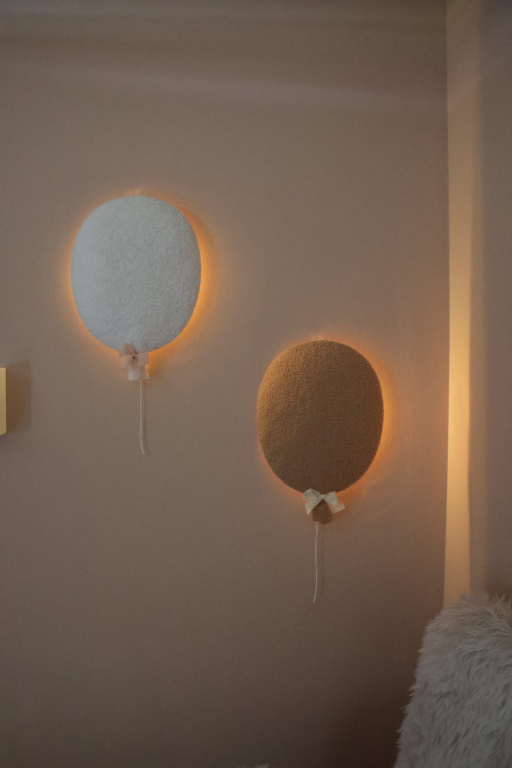 Bouclé balloon wall deco-8